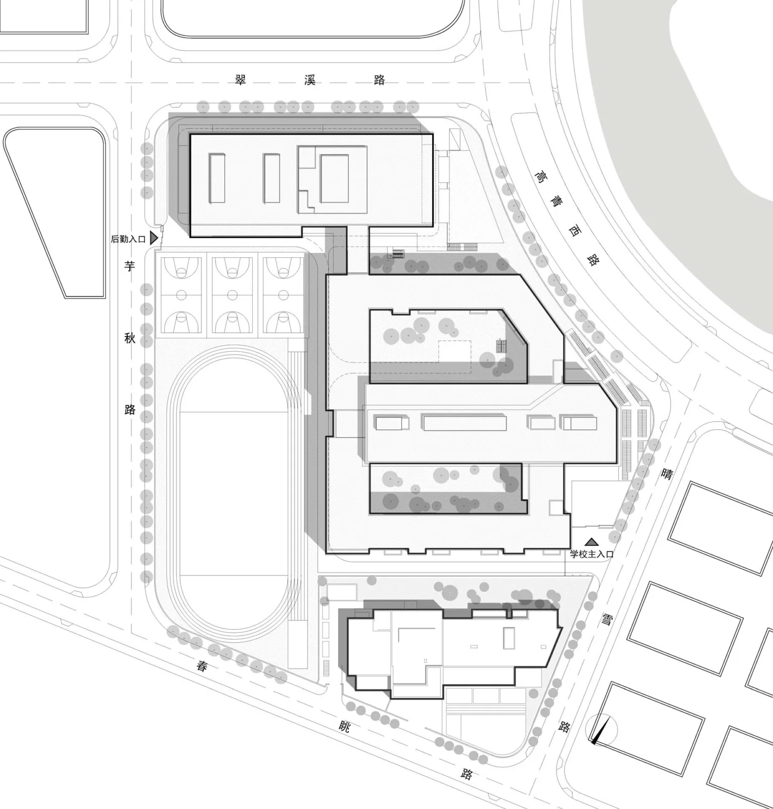 BIM Architecture | East China Normal University Second Affiliated Middle School Qiantan School and Ice Factory Tianqiantan Kindergarten/Zhizheng Architecture Studio+Dazheng Architecture Firm