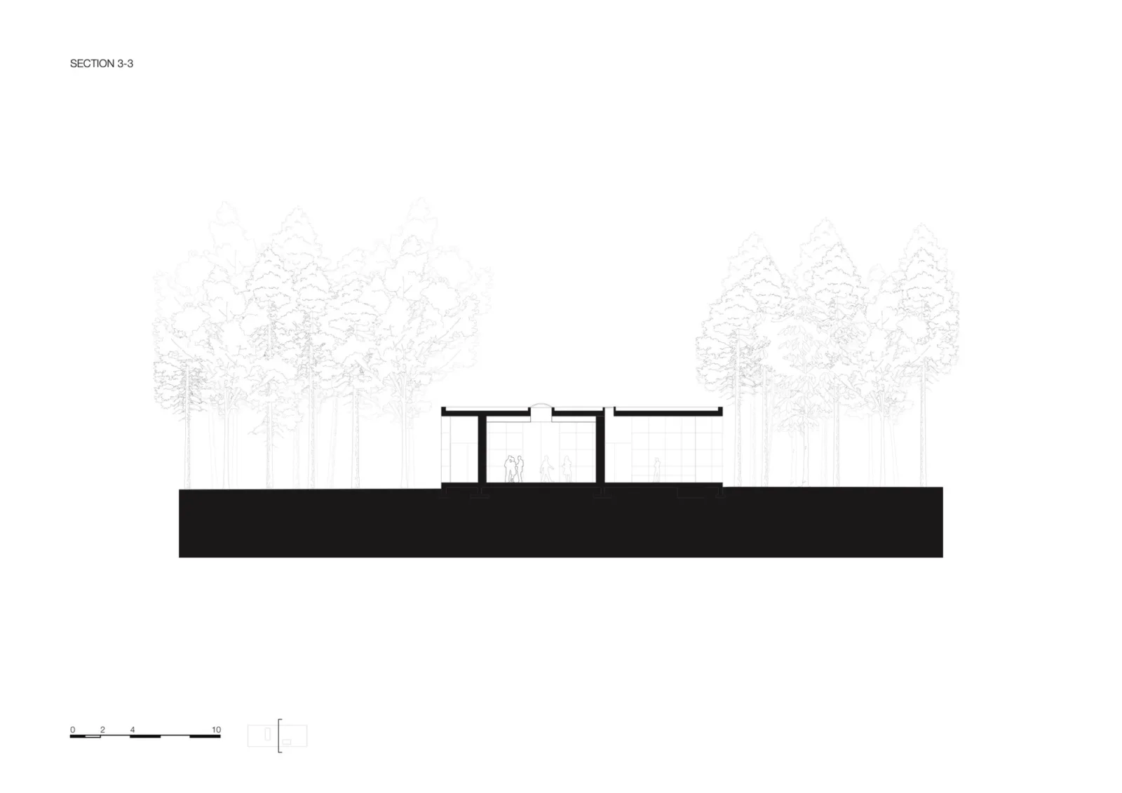 BIM Architecture | Dutch Victims Memorial Hall 'Lunen Hall', Hidden and Peaceful/KAAN Architecten