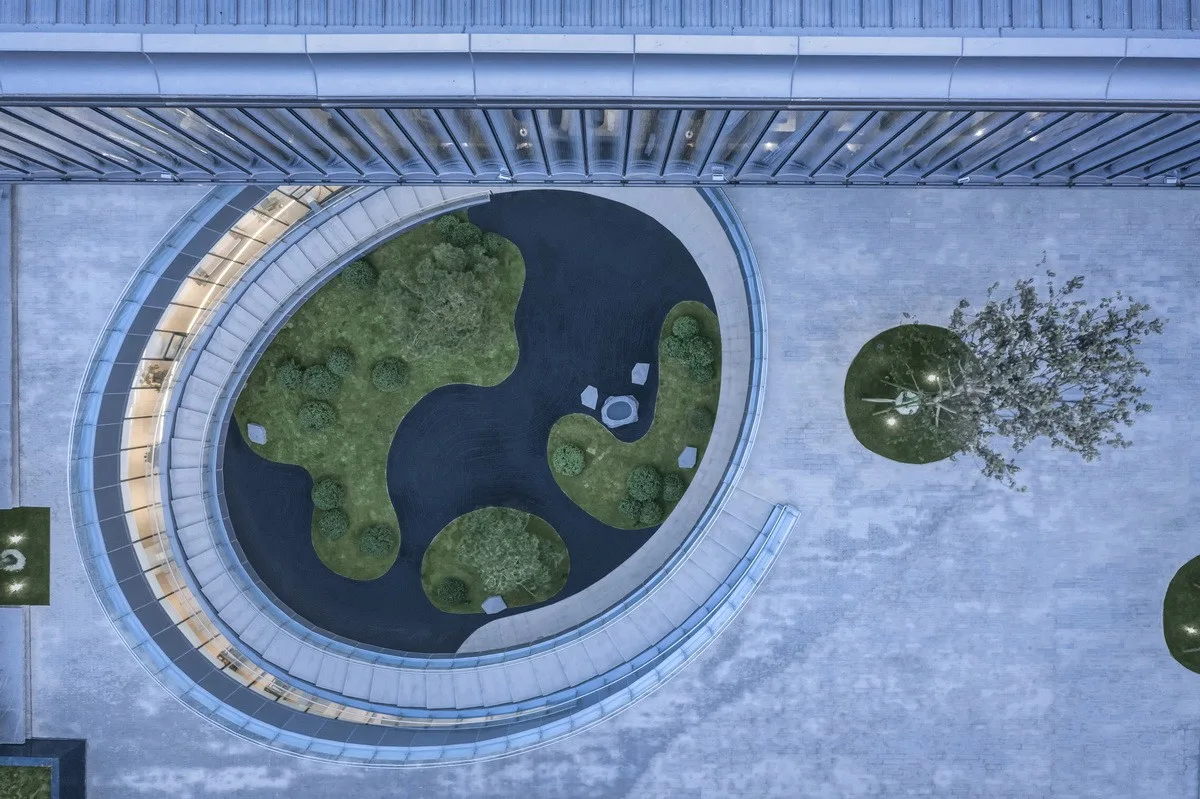 BIM Architecture | Floating Door - Xi'an Fengdong New City Lai'an Community Center/EID Architecture