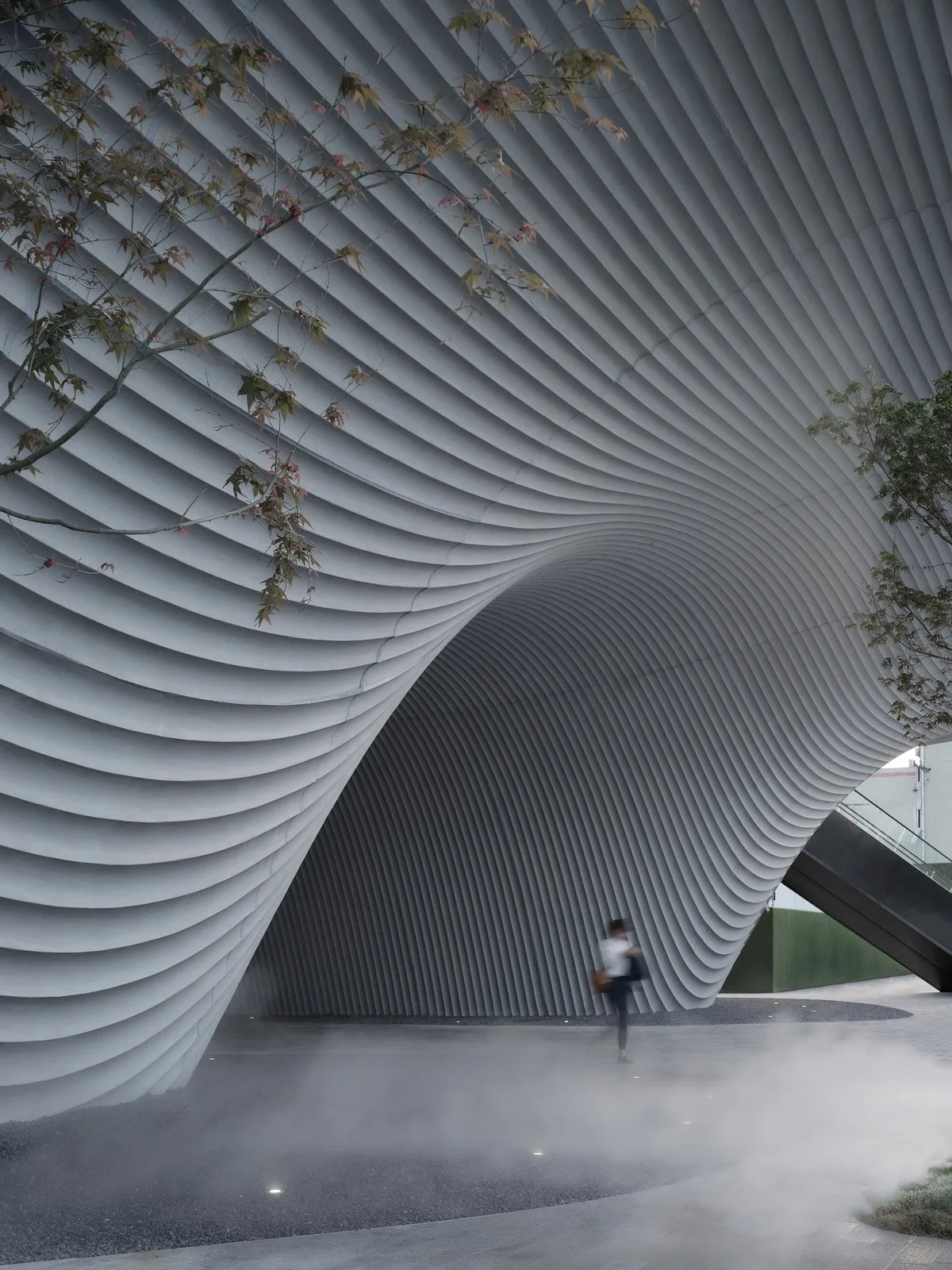 BIM Architecture | Floating Door - Xi'an Fengdong New City Lai'an Community Center/EID Architecture