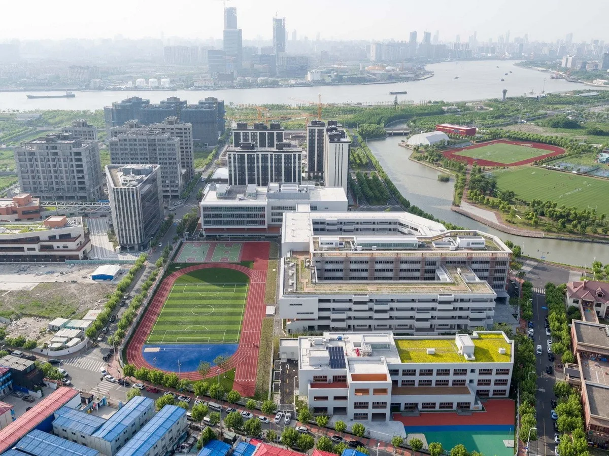 BIM Architecture | East China Normal University Second Affiliated Middle School Qiantan School and Ice Factory Tianqiantan Kindergarten/Zhizheng Architecture Studio+Dazheng Architecture Firm