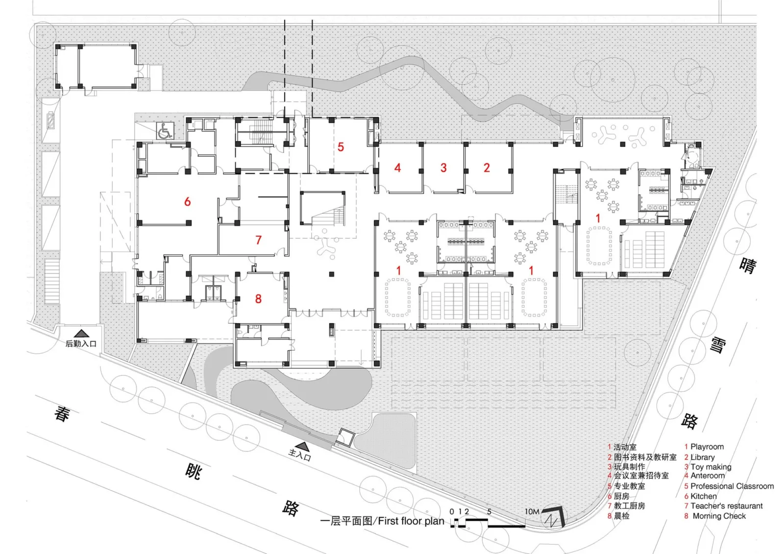 BIM Architecture | East China Normal University Second Affiliated Middle School Qiantan School and Ice Factory Tianqiantan Kindergarten/Zhizheng Architecture Studio+Dazheng Architecture Firm