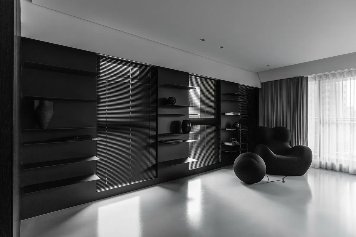 BIM architecture | Ink, a quiet world with pure contours/Water phase design