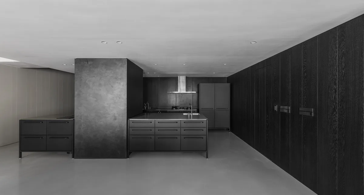BIM architecture | Ink, a quiet world with pure contours/Water phase design