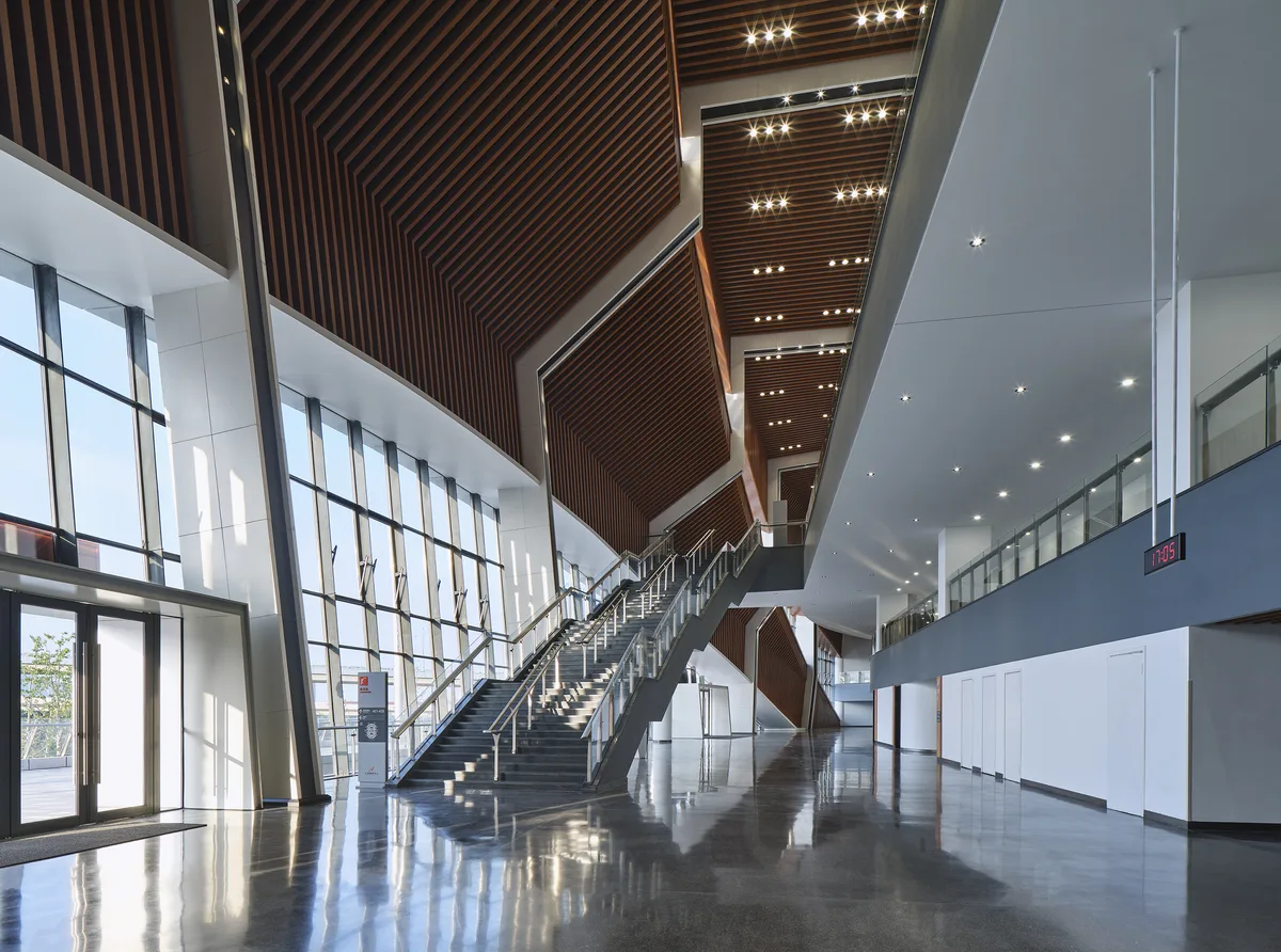 BIM Architecture | Ningbo Olympic Sports Center: Color Aesthetics of Sports Space/CCDI Smart Design