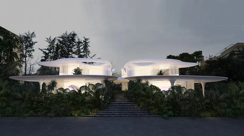 BIM Architecture | Butterfly shaped Residence from Nature | 314 Architecture Studio