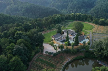 BIM Architecture: Rice Fields and Shaded Landscapes by Chongqing Yueji Design Firm-BIM WORLD