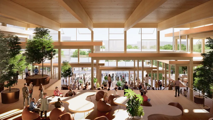 BIM Architecture | BIG Reveals Design Proposal for Johns Hopkins University Student Center: 'The Village'