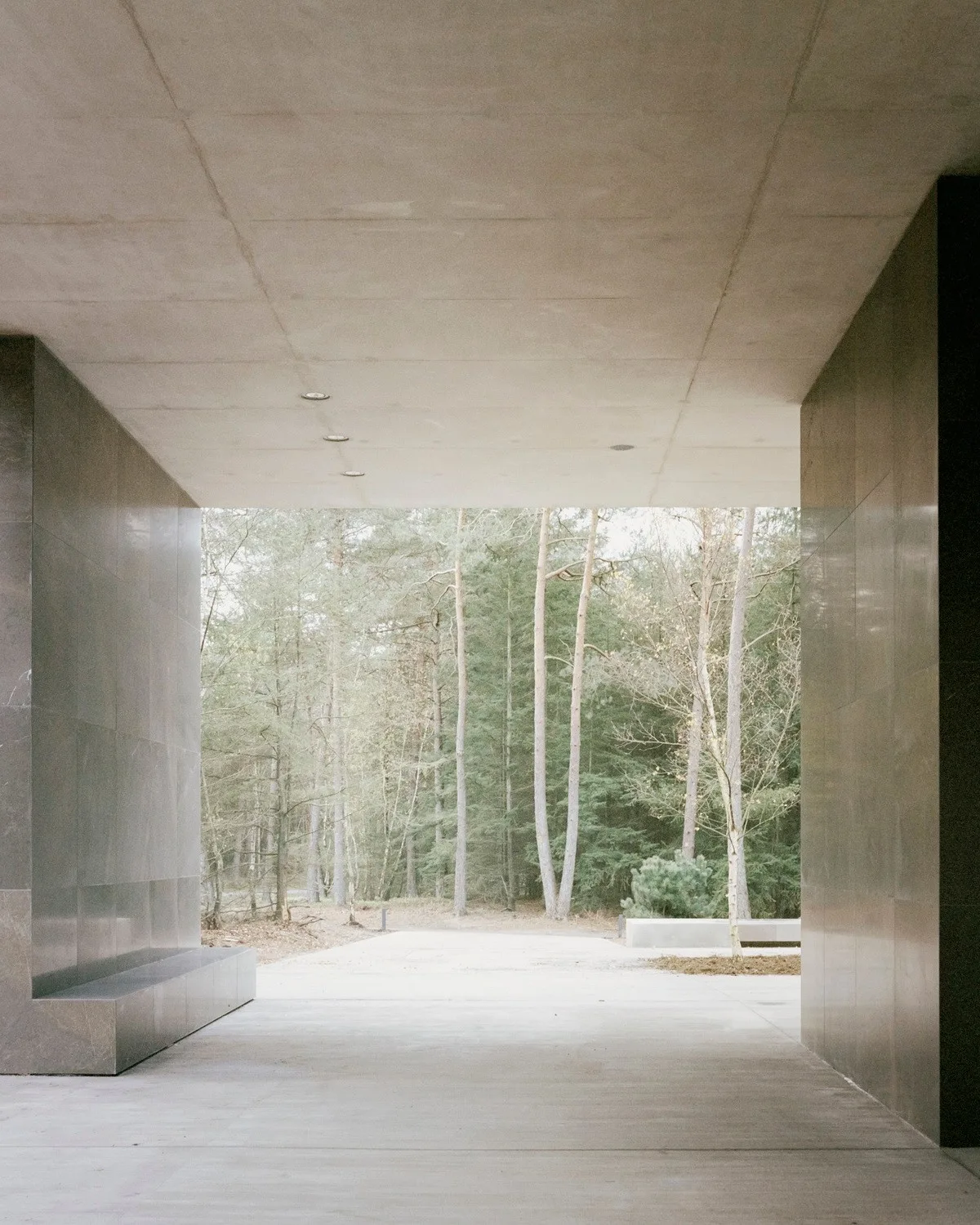 BIM Architecture | Dutch Victims Memorial Hall 'Lunen Hall', Hidden and Peaceful/KAAN Architecten