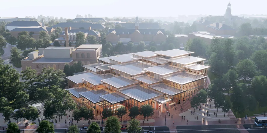 BIM Architecture | BIG Reveals Design Proposal for Johns Hopkins University Student Center: 'The Village'