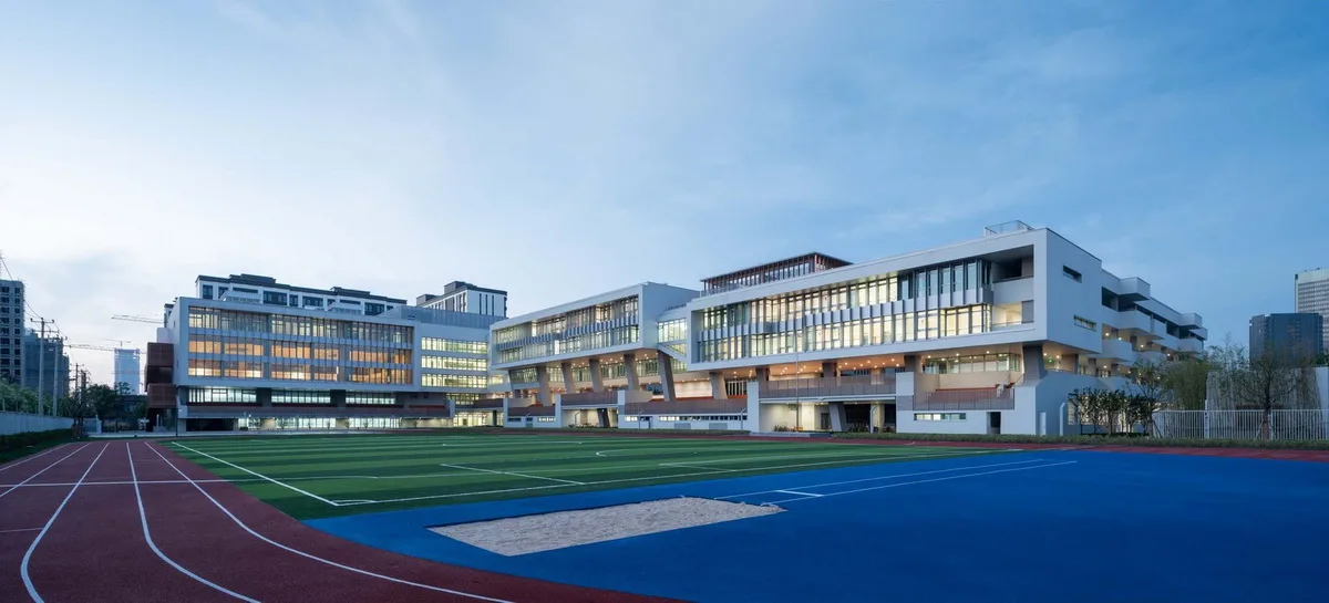 BIM Architecture | East China Normal University Second Affiliated Middle School Qiantan School and Ice Factory Tianqiantan Kindergarten/Zhizheng Architecture Studio+Dazheng Architecture Firm