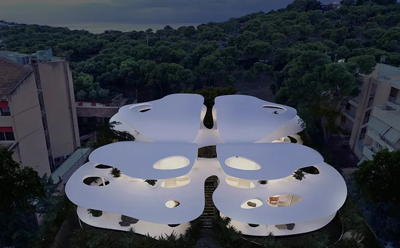 BIM Architecture | Butterfly shaped Residence from Nature | 314 Architecture Studio