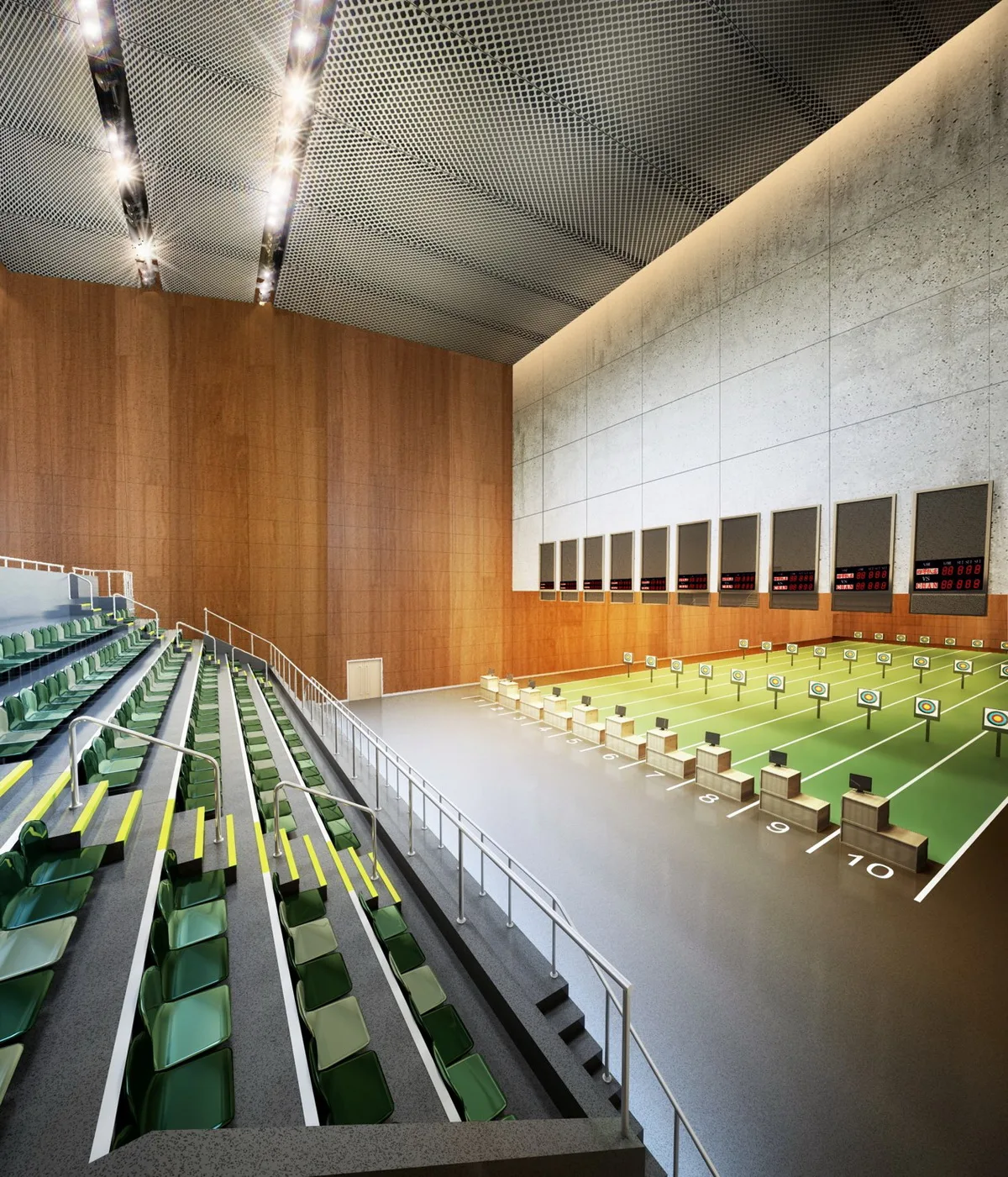 BIM Architecture | Ningbo Olympic Sports Center: Color Aesthetics of Sports Space/CCDI Smart Design