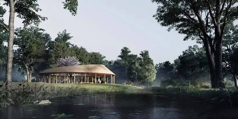 BIM Architecture | Sanderumgaard Garden Pavilion, a blend of Nordic antiquity and Japanese Zen style/Squaone