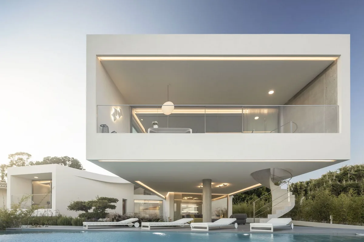 BIM Architecture | Dorfler Residential in Portugal, Bold and Elegant Curves/Vitor Vilhena Arquitectura