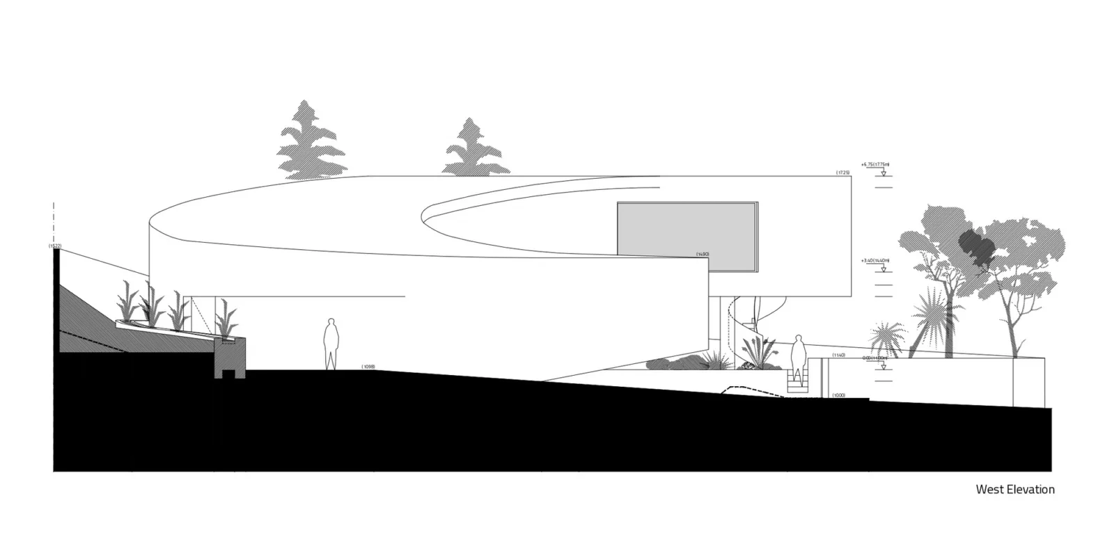 BIM Architecture | Dorfler Residential in Portugal, Bold and Elegant Curves/Vitor Vilhena Arquitectura