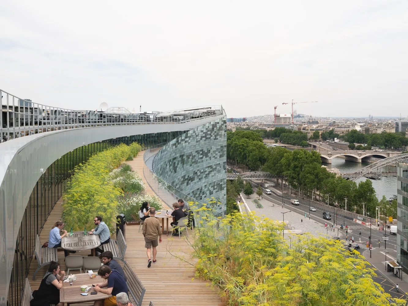 BIM Architecture | Norwegian firm Sn ø hetta moves snow like buildings to Paris | Paris headquarters of Le Monde