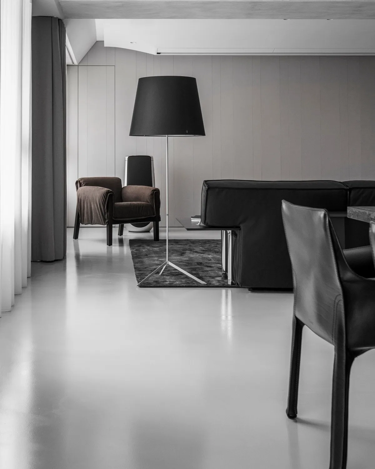 BIM architecture | Ink, a quiet world with pure contours/Water phase design