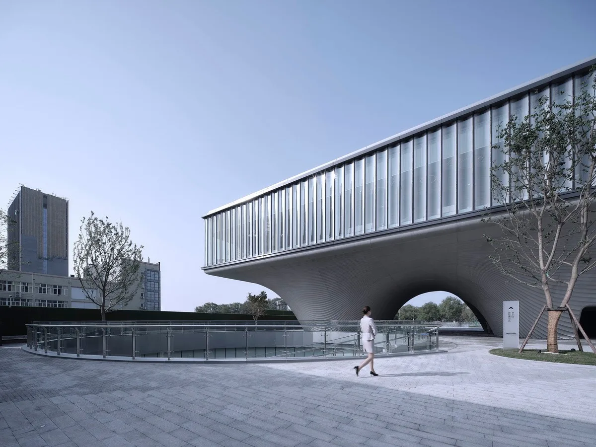BIM Architecture | Floating Door - Xi'an Fengdong New City Lai'an Community Center/EID Architecture