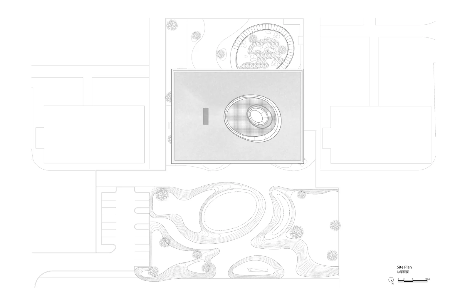 BIM Architecture | Floating Door - Xi'an Fengdong New City Lai'an Community Center/EID Architecture