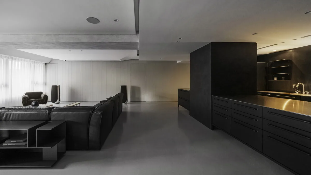 BIM architecture | Ink, a quiet world with pure contours/Water phase design