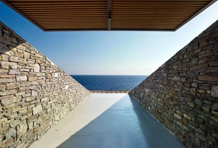 BIM Architecture | Embedded Underground 'Cave' Residences, Greece/Mold Architects