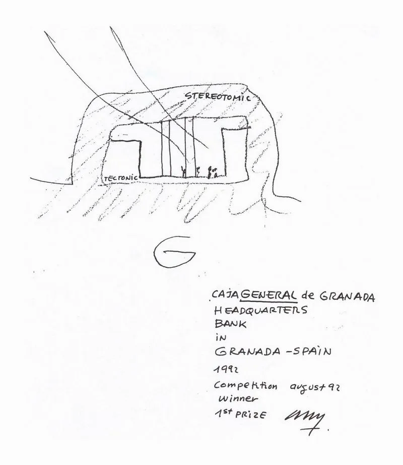 BIM Architecture | Classic Project: The Story of Light and Concrete | Granada Savings Bank Headquarters