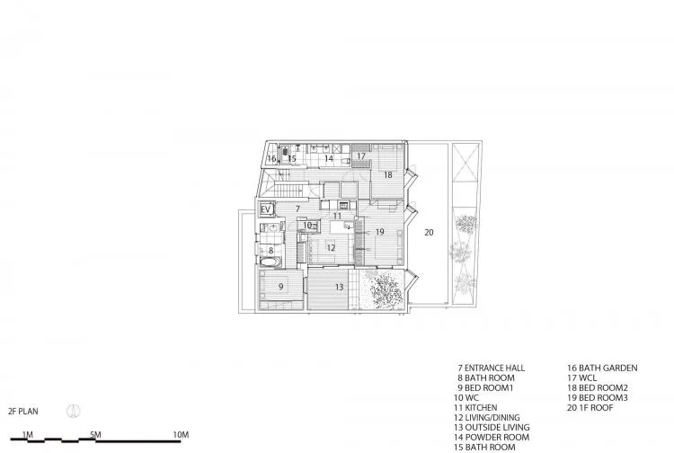 BIM Architecture | Tokyo Sky Cave Residence: A Tranquil Natural Residence/IKAWAYA Architects