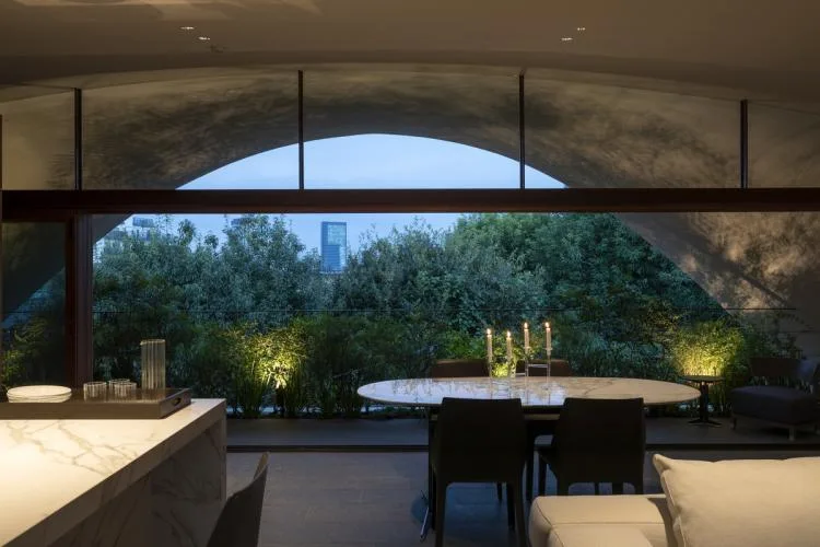 BIM Architecture | Tokyo Sky Cave Residence: A Tranquil Natural Residence/IKAWAYA Architects