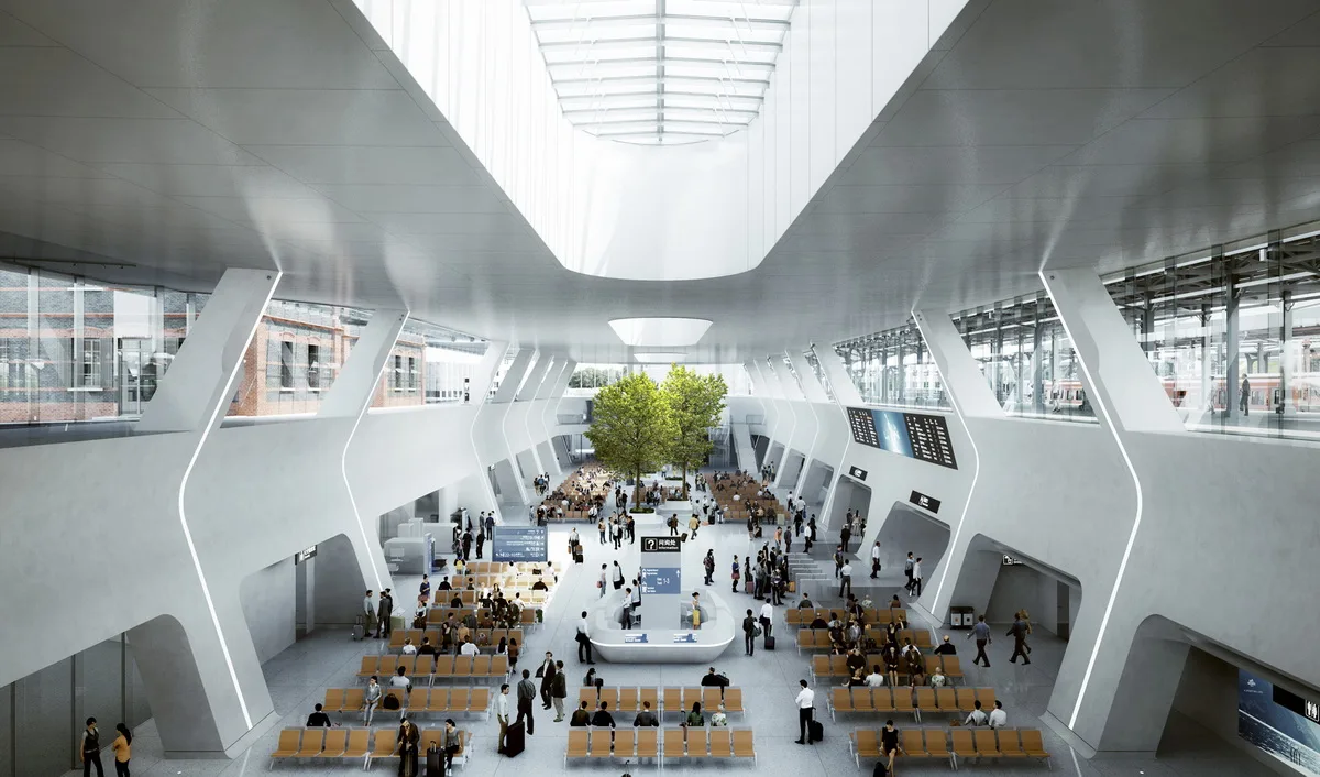 BIM Architecture | MAD New Work: Jiaxing 'Railway Station in the Forest'