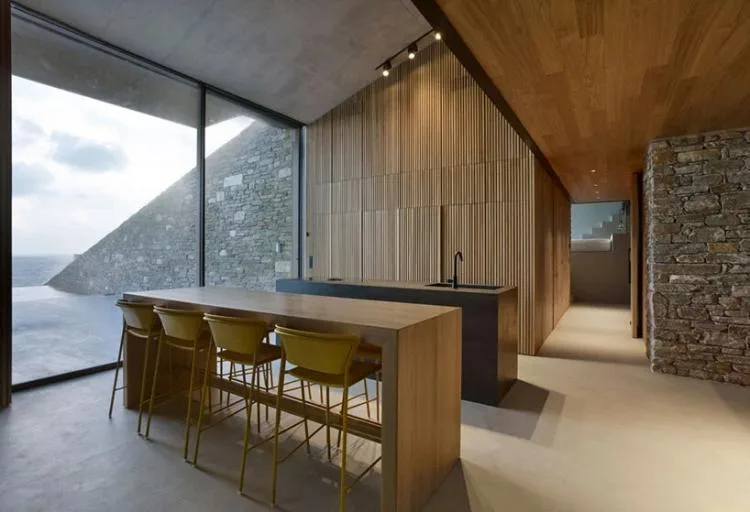 BIM Architecture | Embedded Underground 'Cave' Residences, Greece/Mold Architects