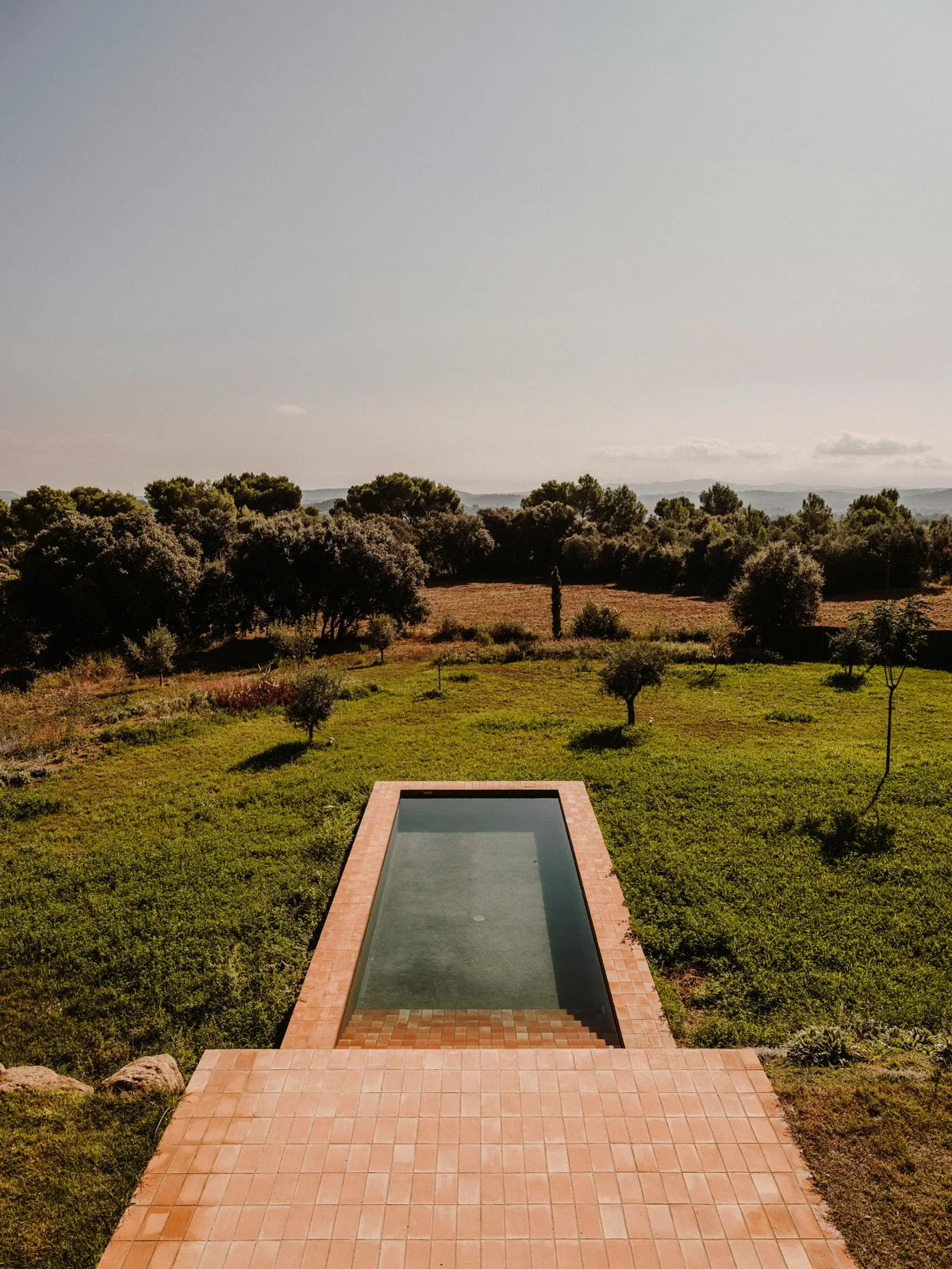 BIM Architecture | Ter Residential in Catalonia: A rustic space created by local ceramic tiles/Mesura