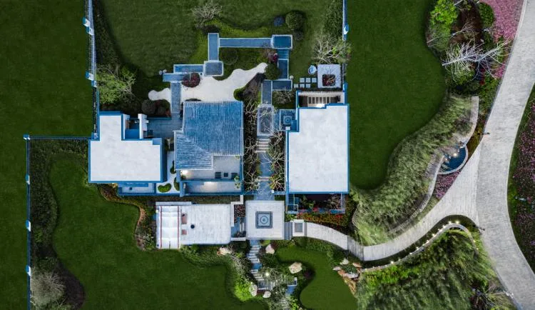 BIM Architecture | Landscape Design of Dali's Small Courtyard Central Living Experience Center/MANG Grid Landscape