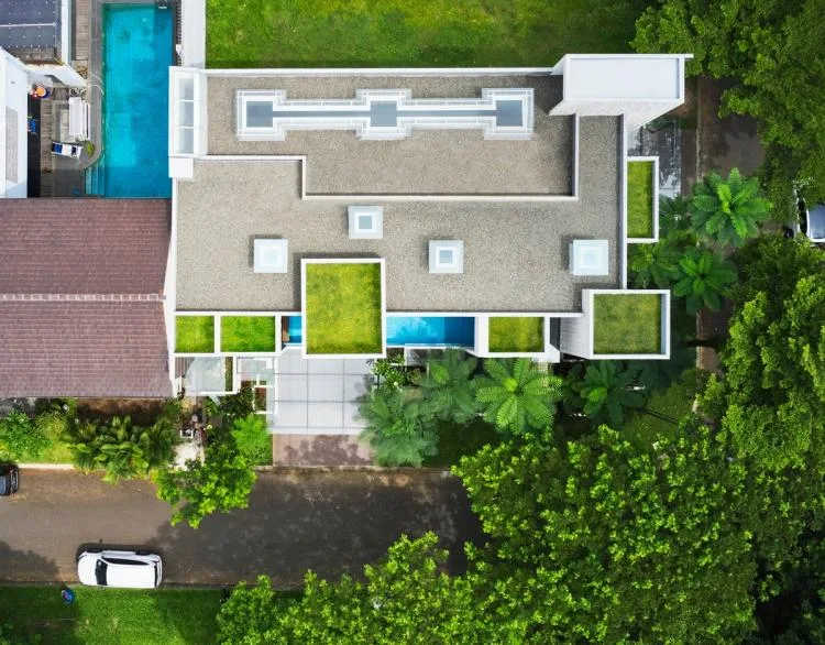 BIM Architecture | Indonesia Natural Lighting Experimental Residential/RAD+ar