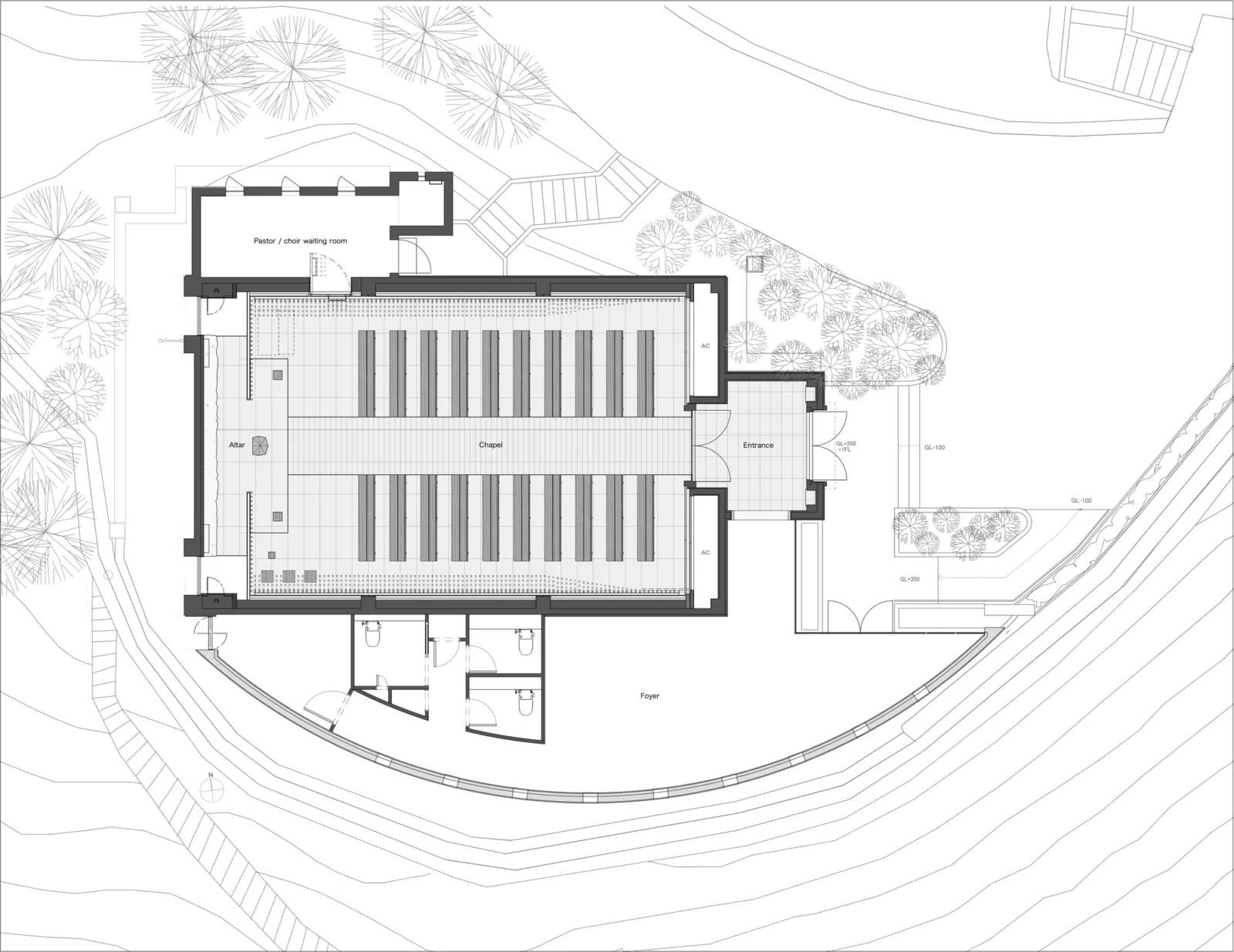 BIM Architecture | The Westin Kyoto Hotel Chapel Restoration/KATORI Archi+Design Associates