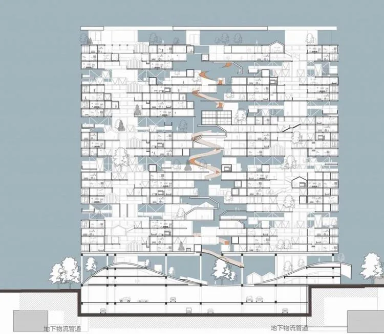 BIM Architecture | Second Prize of 2020 Benchmark Cup | Resilient Community of Qingyin Co living in Response to Epidemic and Aging Issues