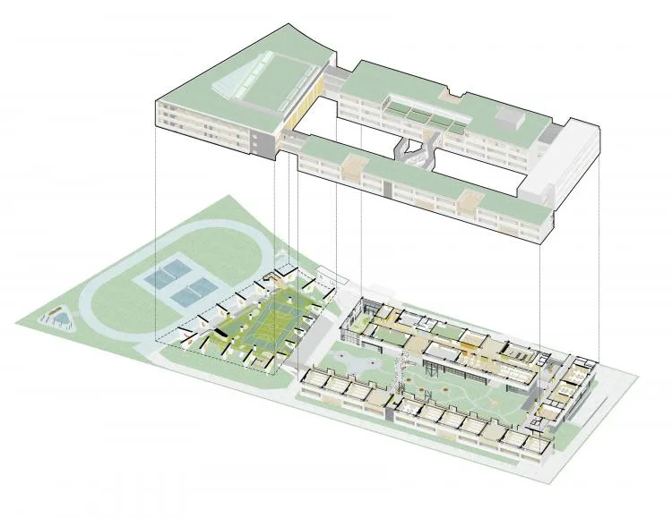 BIM Architecture | Enlightenment of Order - Huazhan Campus of Shanghai Gao'an Road No.1 Primary School/Shanshui Xiu Architectural Firm