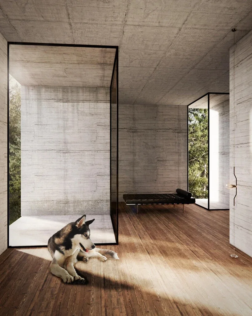 BIM Architecture | Forest Residential Buildings, Thick Like Stones/Marte Marte Architects
