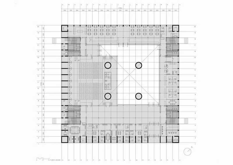BIM Architecture | Classic Project: The Story of Light and Concrete | Granada Savings Bank Headquarters