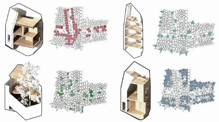 BIM Architecture | 2020 Benchmark Cup Second Prize | New Ideas for Transforming Urban Villages to Create Horizontal Super Residences