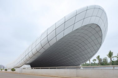 BIM Architecture: Elegant White Shell Design for Haikou Civilization East Tunnel Light Transition | Panda China-BIM WORLD