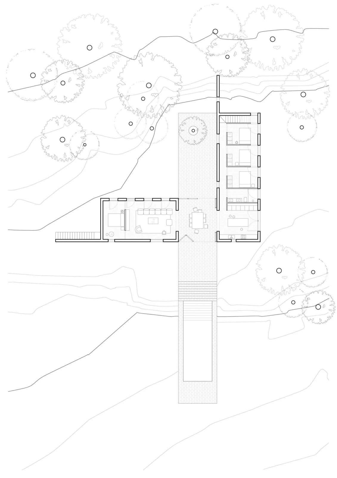 BIM Architecture | Ter Residential in Catalonia: A rustic space created by local ceramic tiles/Mesura