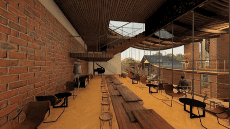 BIM Architecture | Top 100 Newcomer 2020 Architecture Competition | Fun Rooftop, Dazzling Girl Designs a Fun Dream