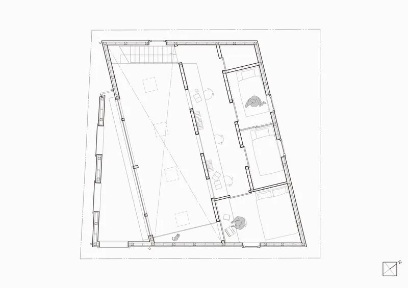 BIM architecture | Clever ideas for housing space in densely populated residential areas in Japan | Independent housing in Japan