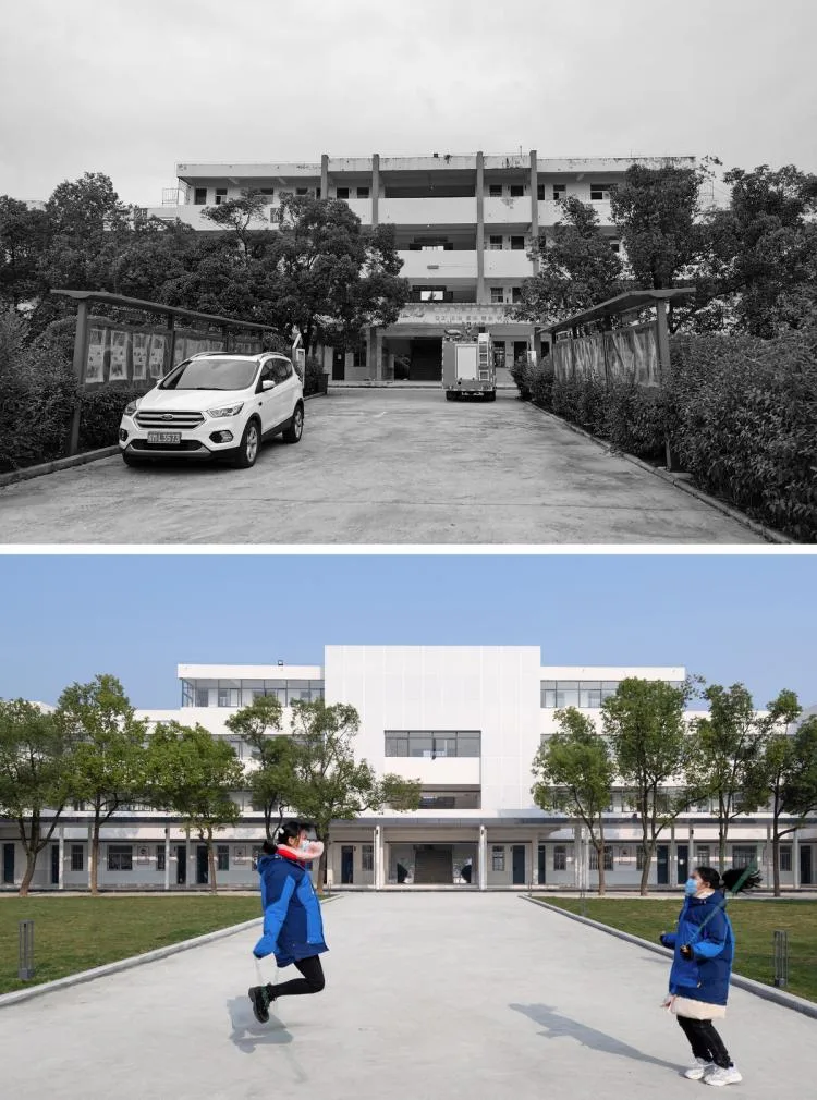 BIM Architecture | Rural Revitalization: Renovation of Township Middle Schools - Planning and Design of Xinrui Guhe Middle School in Quanjiao County/Shanghai Sixu Architecture