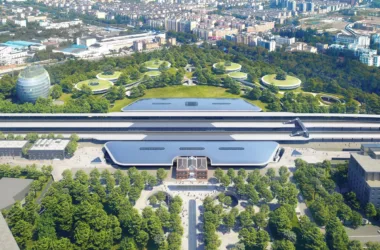 BIM Architecture: MAD's New Jiaxing Project - The 'Railway Station in the Forest-BIM WORLD