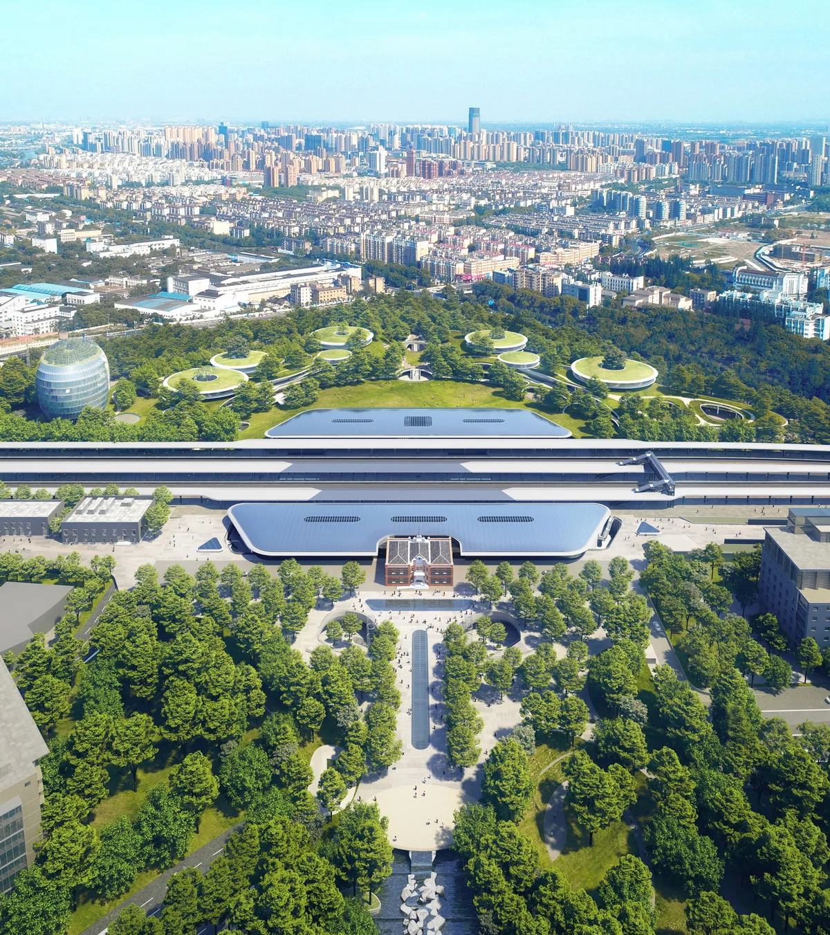 BIM Architecture | MAD New Work: Jiaxing 'Railway Station in the Forest'