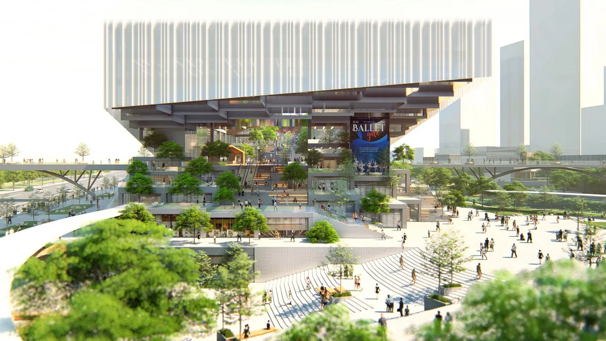 BIM Architecture | Bid winning Proposal for Shenzhen Cultural Center New Building - Cultural Ark/Internal Building+China Construction Technology