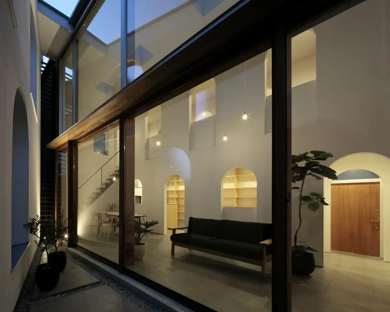 BIM architecture | Clever ideas for housing space in densely populated residential areas in Japan | Independent housing in Japan