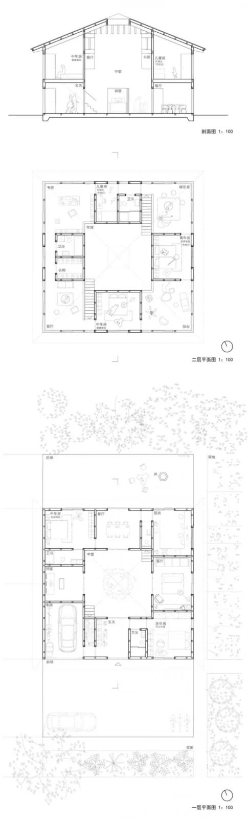 BIM Architecture | Interpretation of High Quality Competition Works | If you had such a residence, would you be willing to live together for four generations